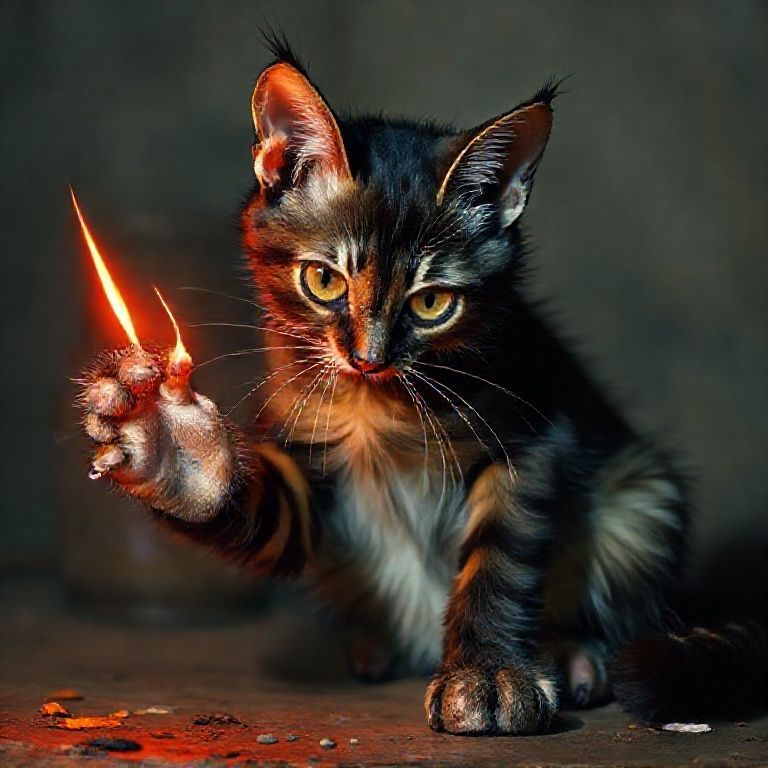 gato con botas peleando con nosferatu